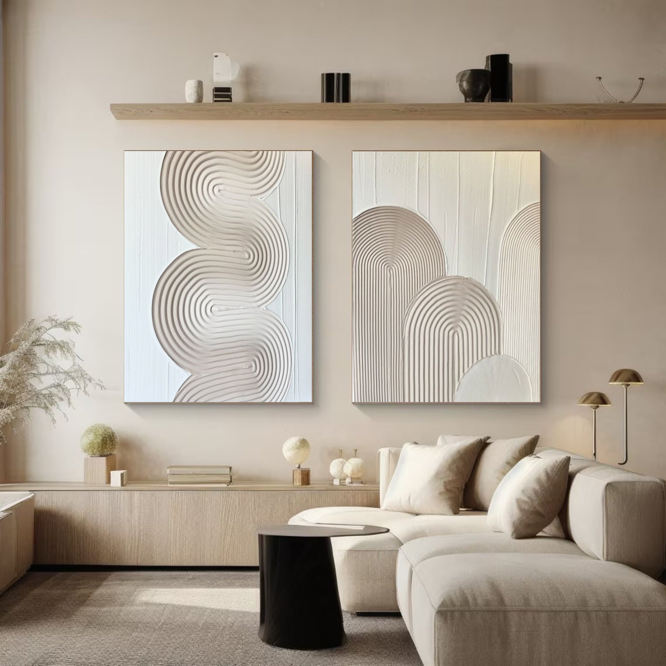 Modern Minimalist Art Set Of 2 #MMAS 024