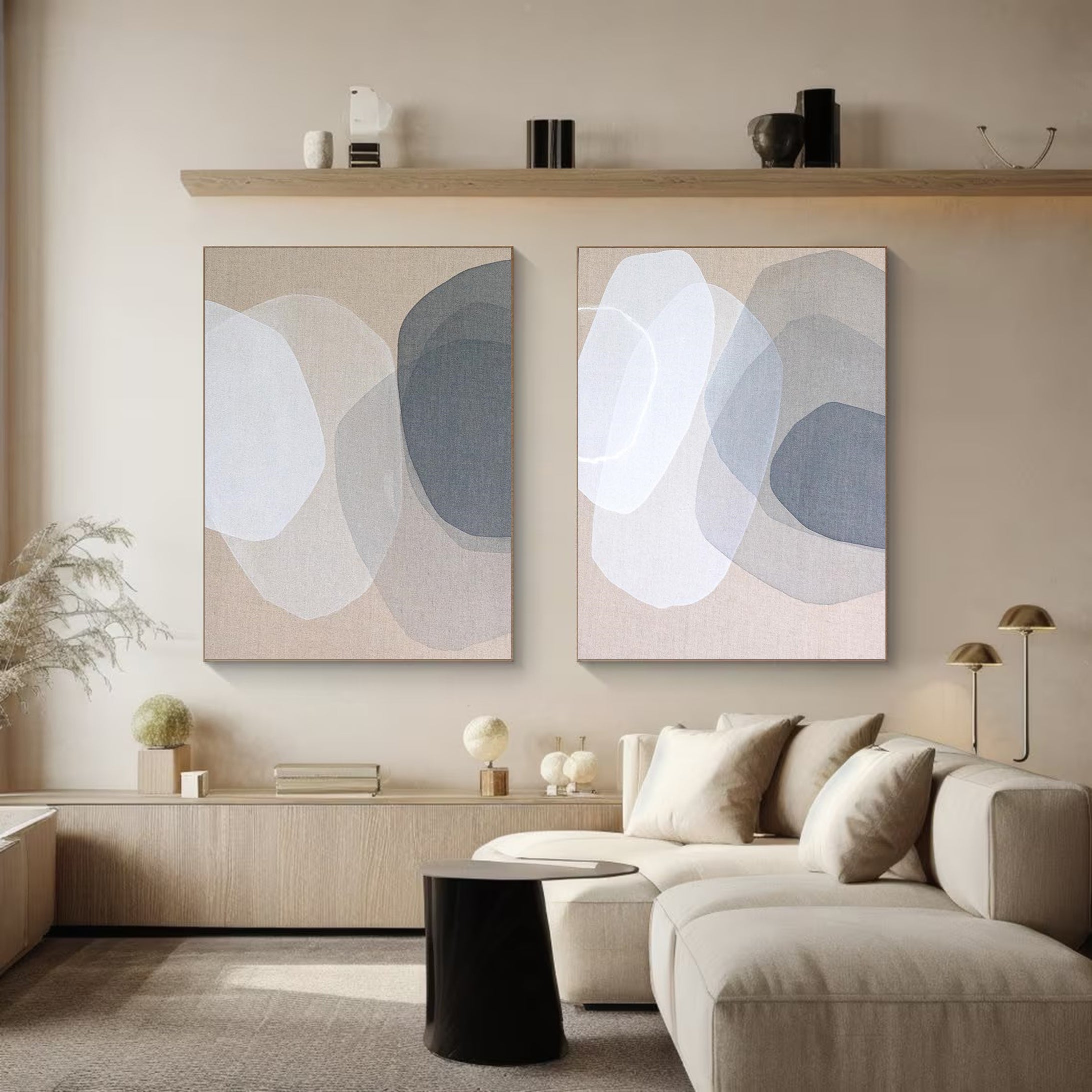 Modern Minimalist Art Set Of 2 #MMAS 039