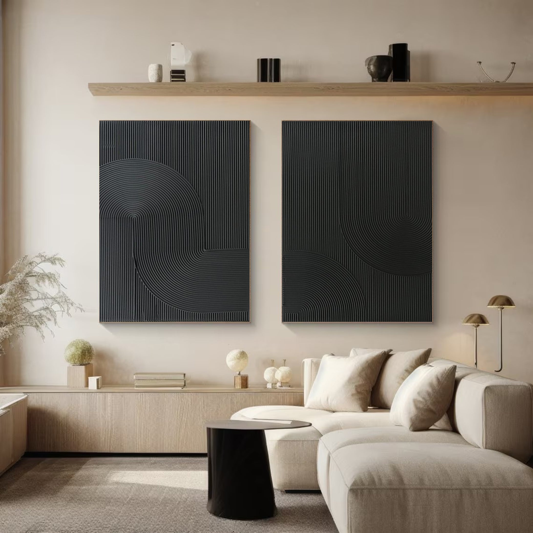 Modern Minimalist Art Set Of 2 #MMAS 046