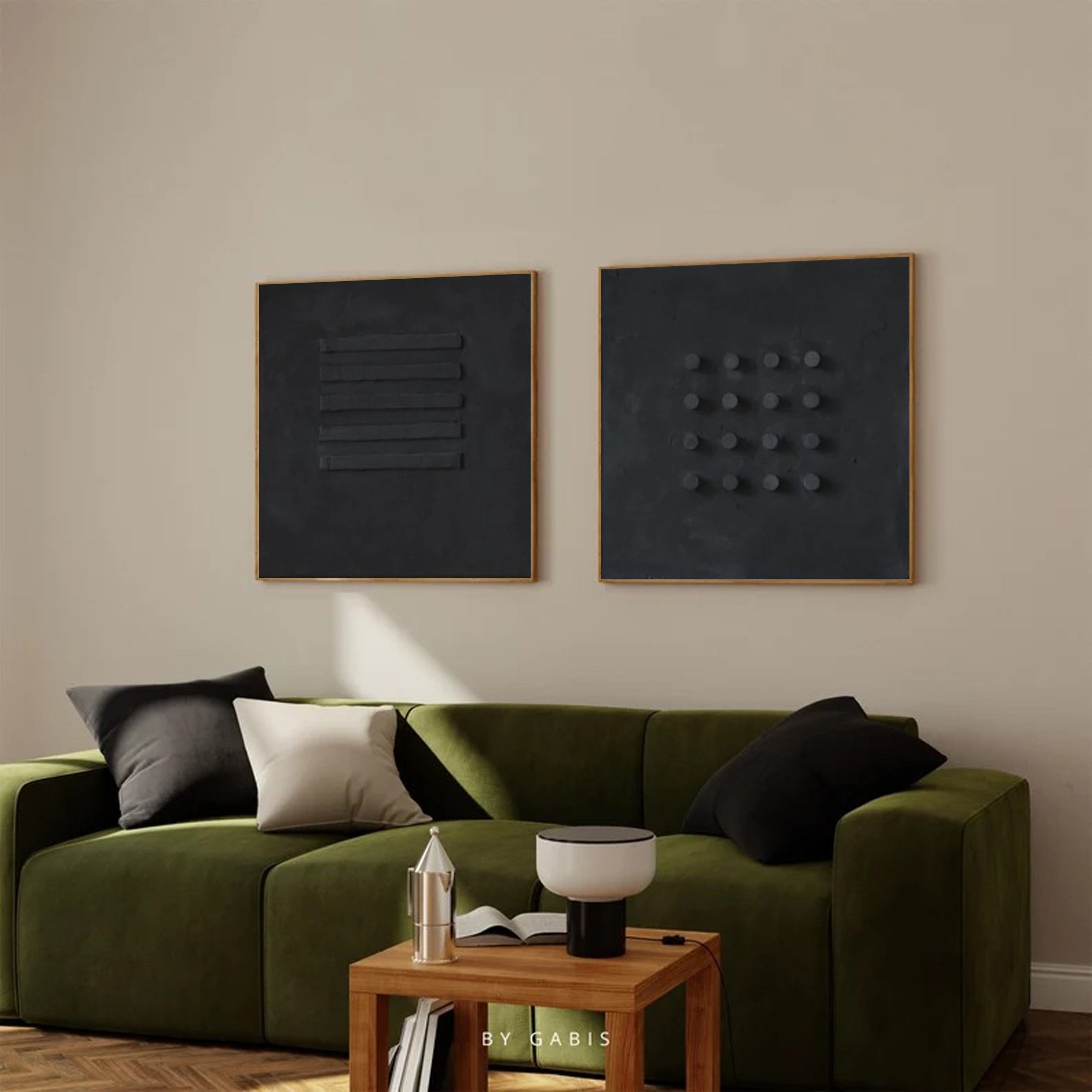 Modern Minimalist Art Set Of 2 #MMAS 008