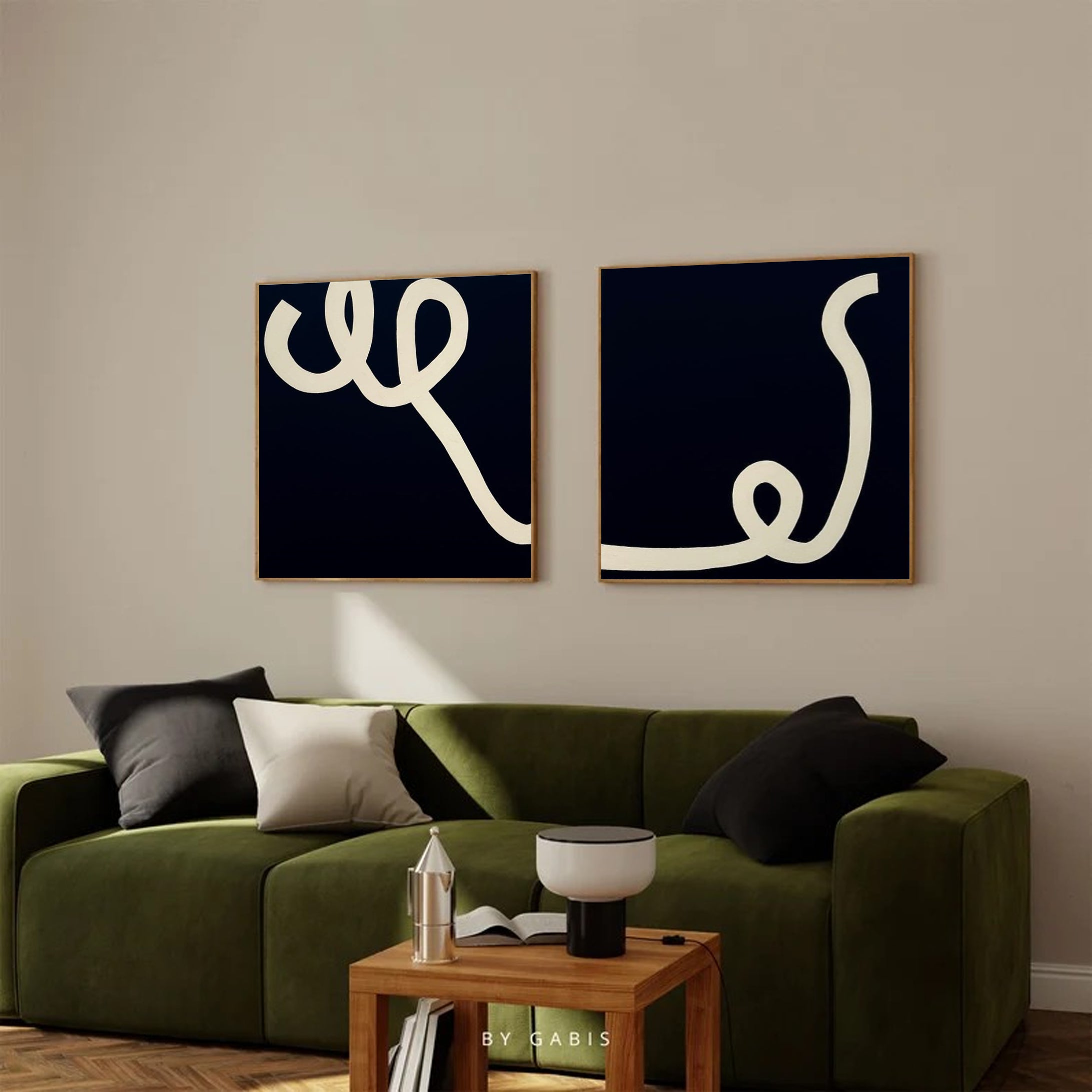 Modern Minimalist Art Set Of 2 #MMAS 012