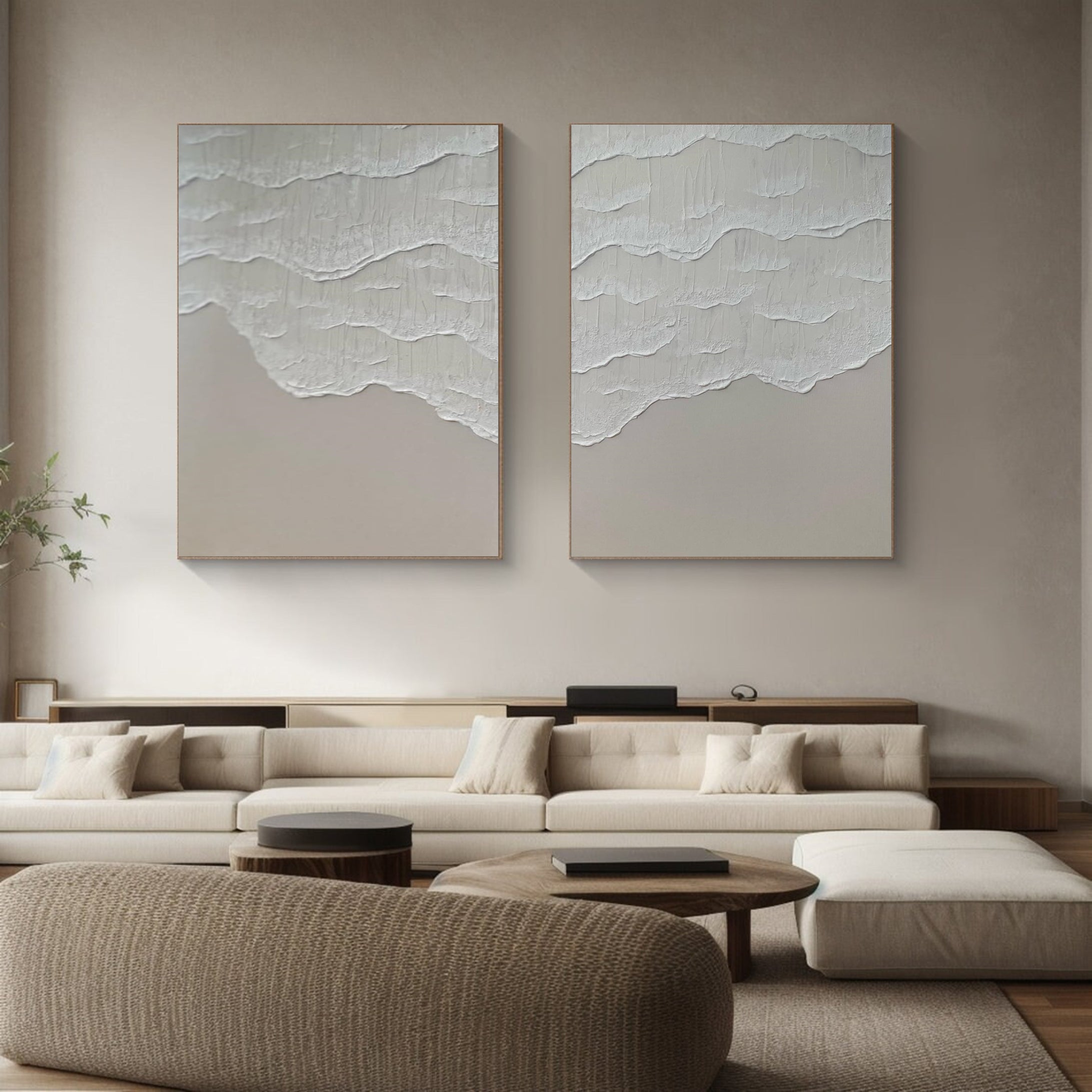 Modern Minimalist Art Set Of 2 #MMAS 023